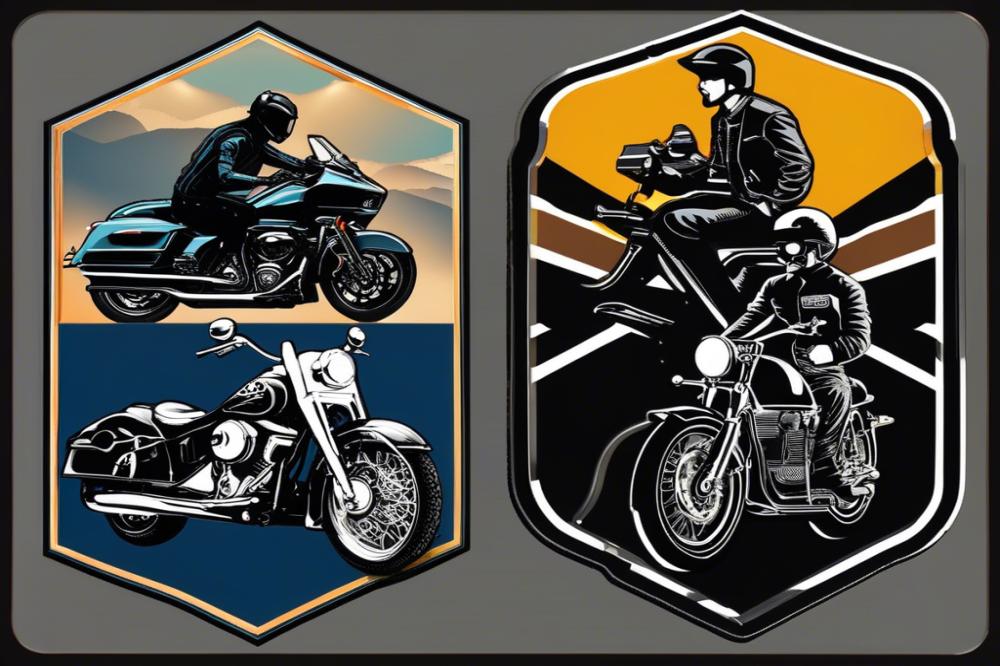 Comparando Diferentes Parches De Motocicleta