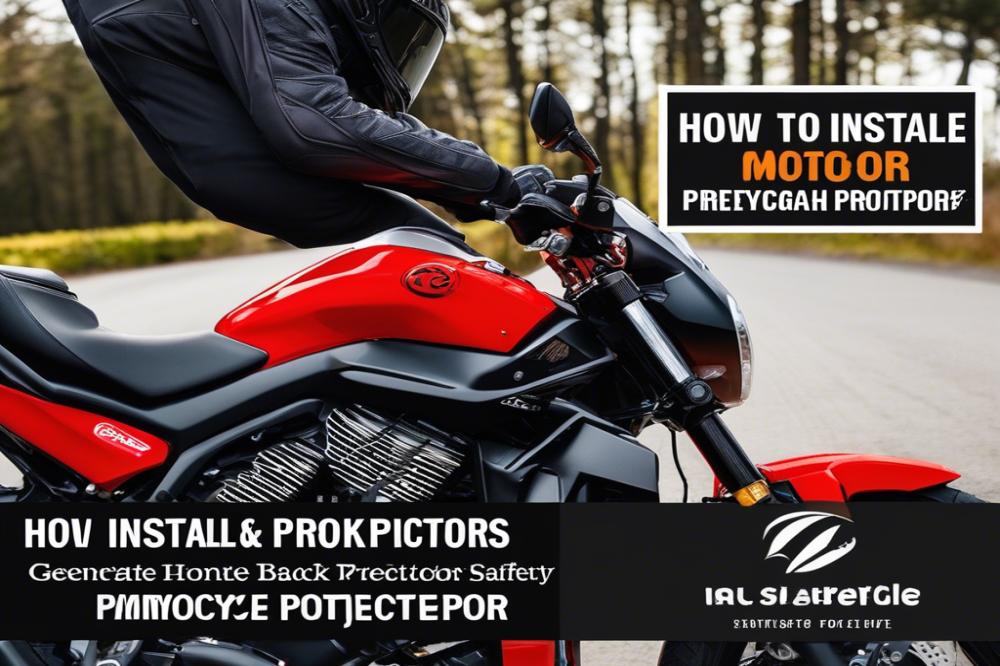 Como Instalar Protectores De Espalda Para Motocicleta