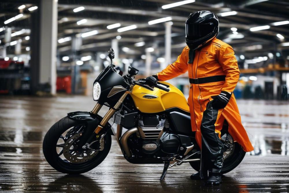 Opciones Elegantes Para Trajes De Lluvia De Motocicleta